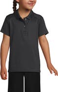 Lands' End School Uniform Girls Short Sleeve Feminine Fit Rapid Dry Polo Shirt