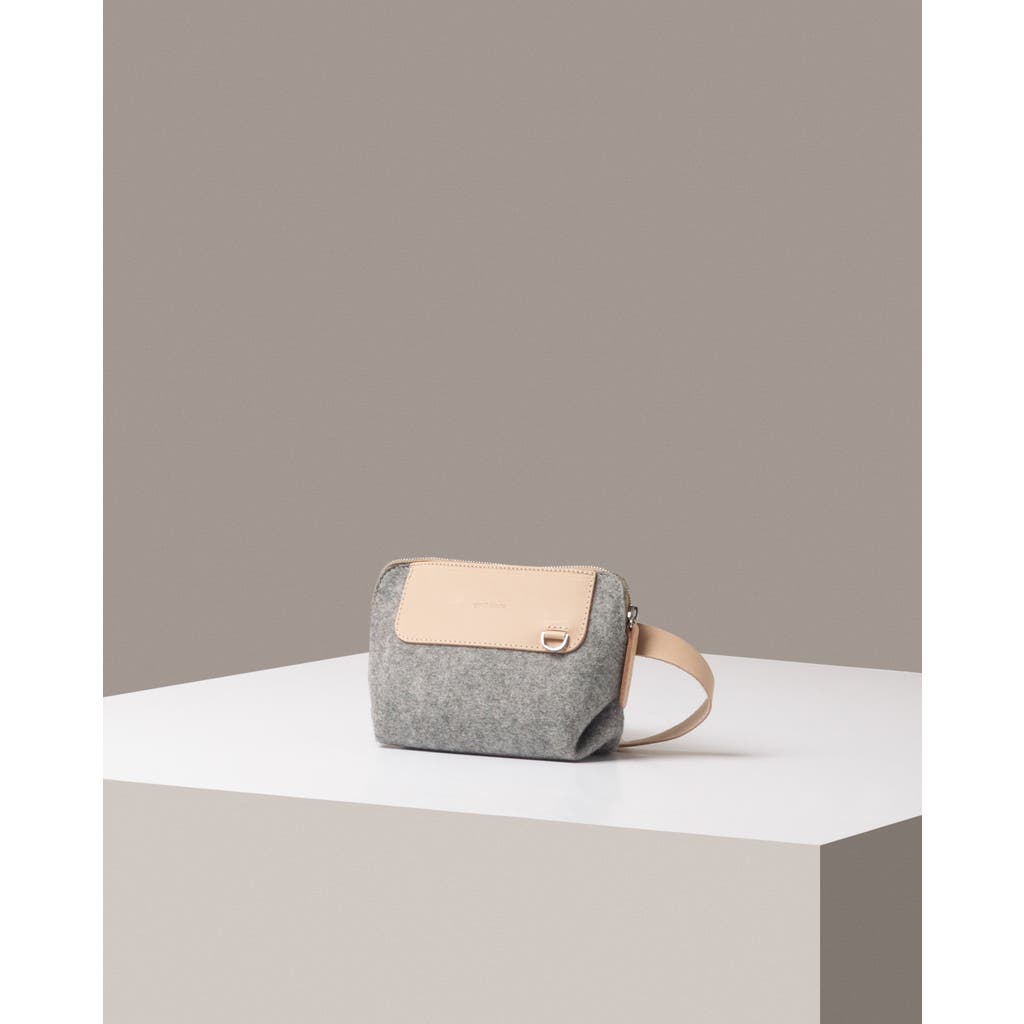 Graf & Lantz Graf Lantz Bedford Merino Wool Belt Bag In Granite