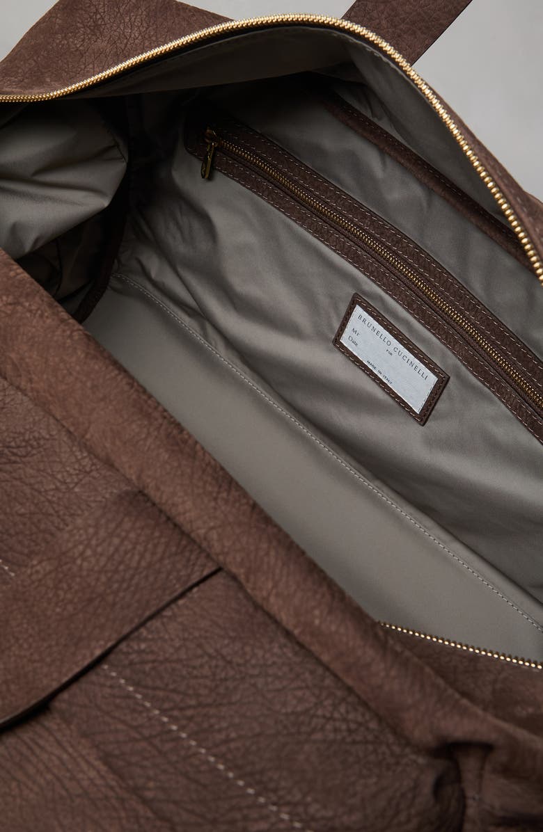 Brunello Cucinelli Nubuck active bag, Alternate, color,