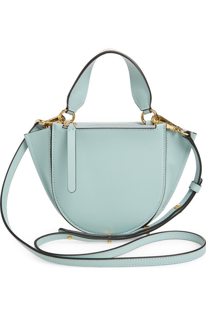 Wandler Small Hortensia Leather Handbag, Alternate, color, Ice