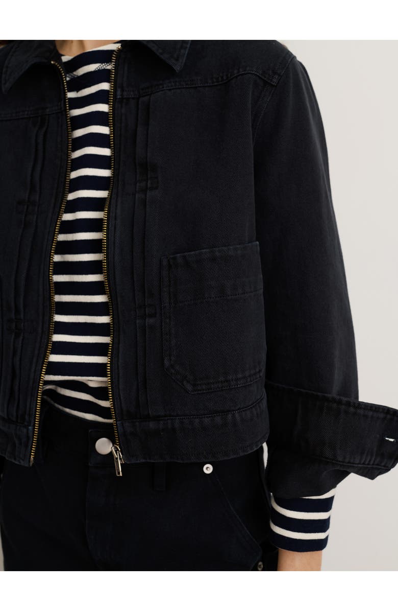 Alex Mill Shrunken Recycled Cotton & Cotton Jacket, Alternate, color, 