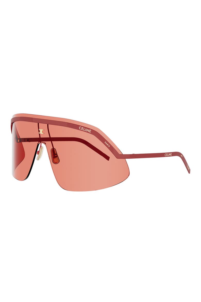 DFIL 0mm Mask Shield Sunglasses, Alternate, color, SHINY RED / BORDEAUX