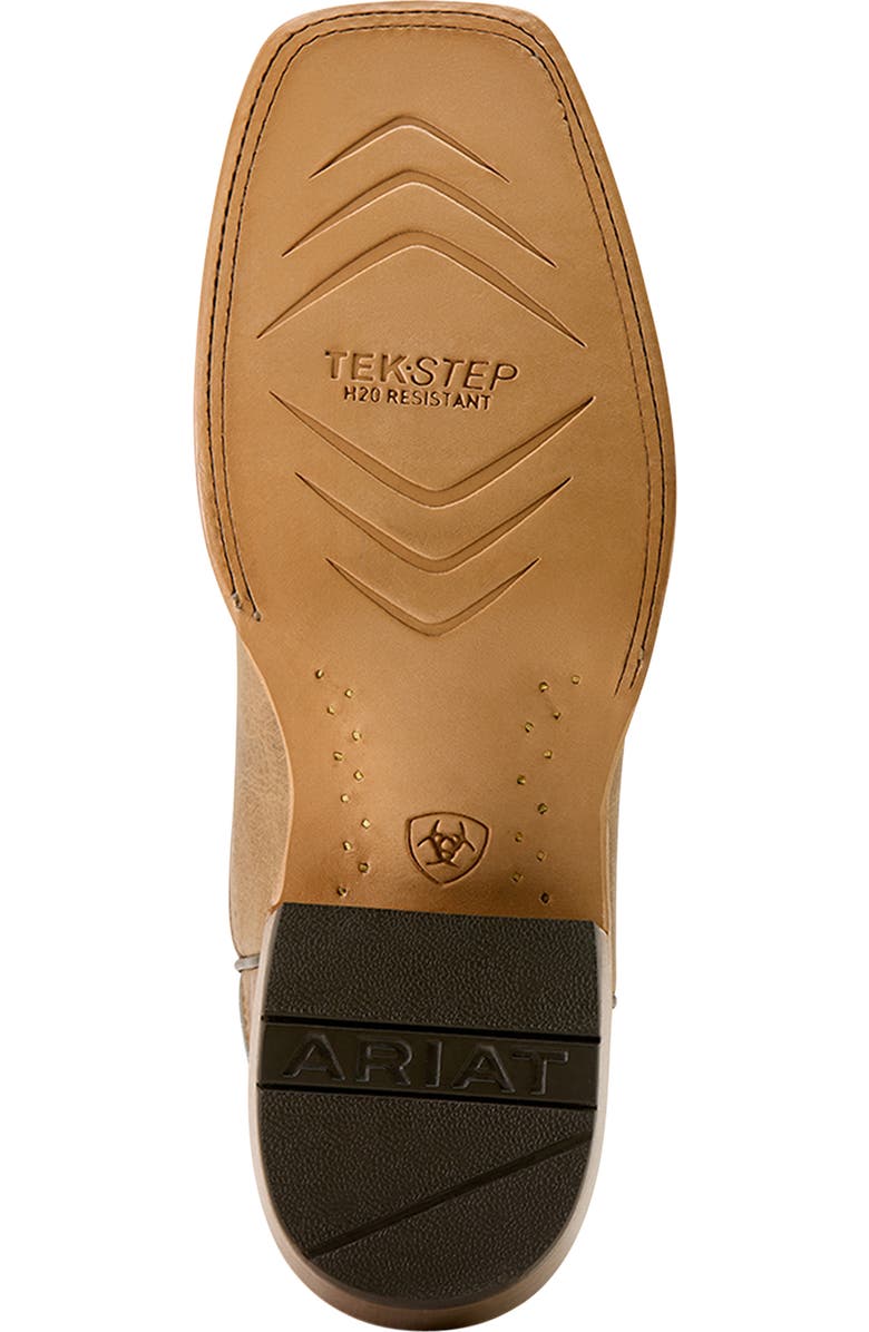 Ariat Preston Wide Square Toe Cowboy Boot, Alternate, color, Light Brown