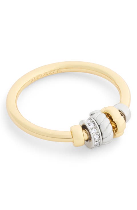 Mixed Rondelle Band Ring