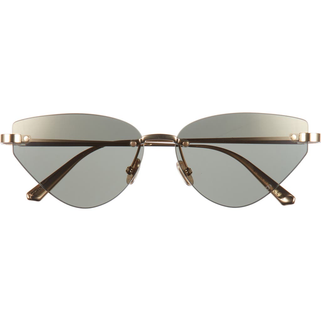Shop Dior C B5u Rimless Cat Eye Sunglasses
