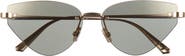 DIOR Cdior B5U Rimless Cat Eye Sunglasses