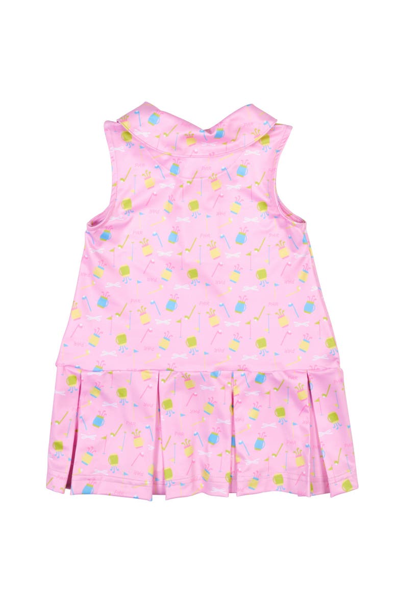 Florence Eiseman Golf Print Performance Knit Dress, Alternate, color, Pink/Multi