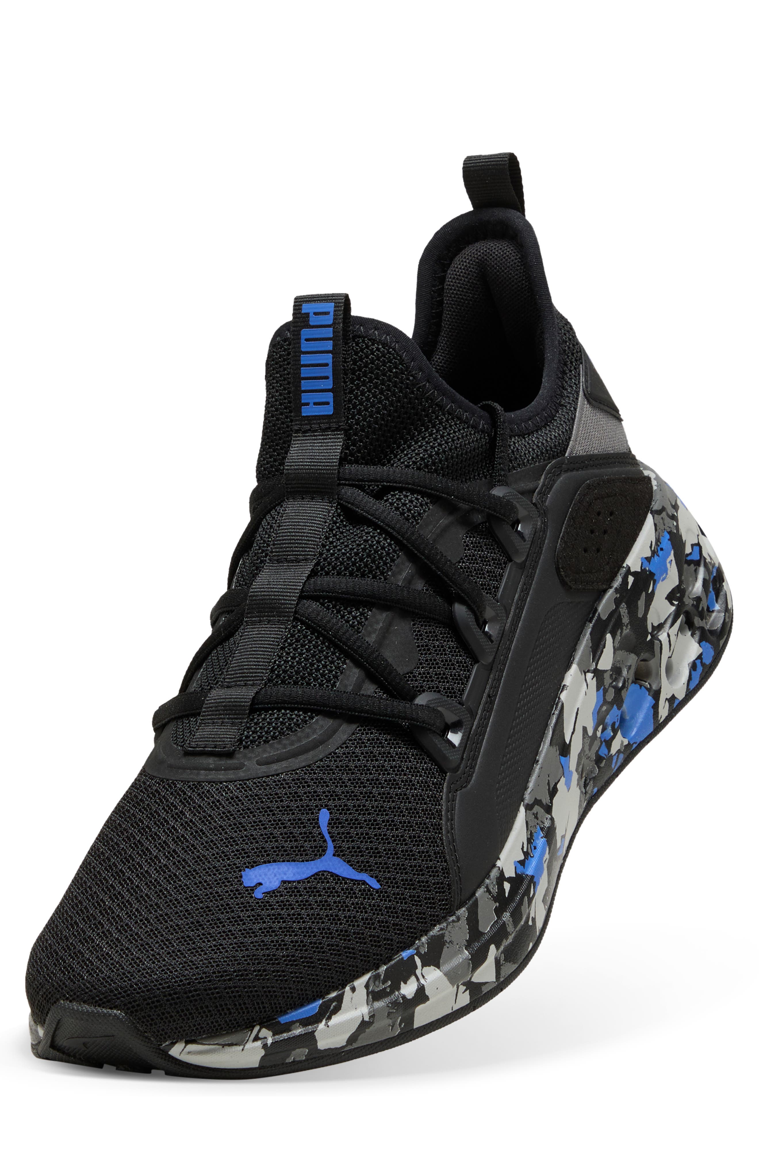 PUMA Softride Frequence Street Sneaker, Alternate, color, Puma Black/ Dark Gray/ Royal