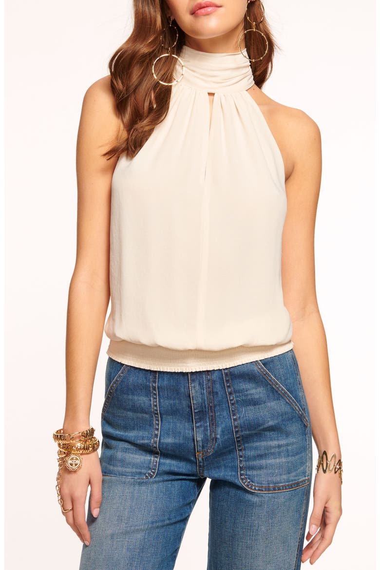 Sunny Halter Top, Main, color, LIGHT SANDSTONE