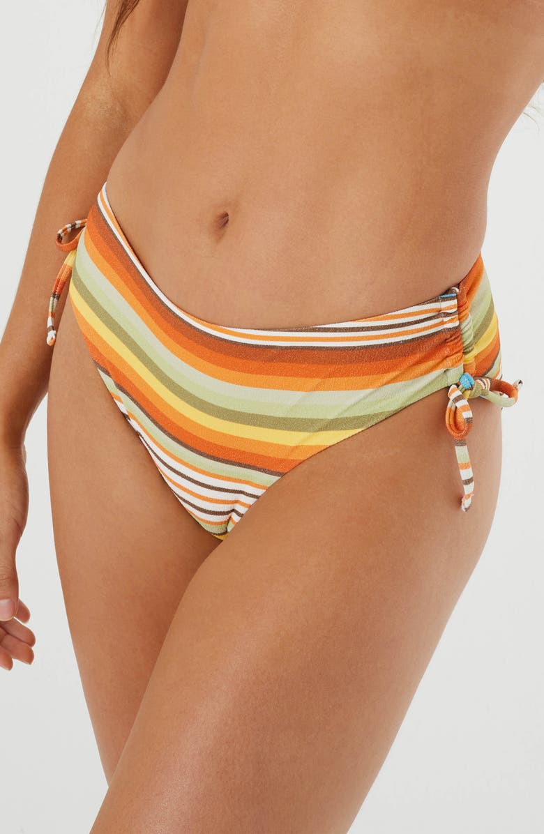 Roxy Side Tie Hipster Bikini Bottoms, Alternate, color, 