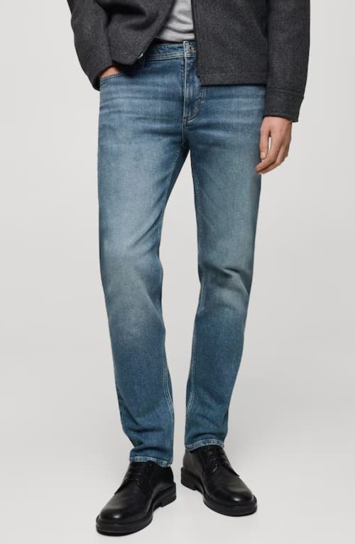 Mango Bob Regular Fit Jeans In Blue