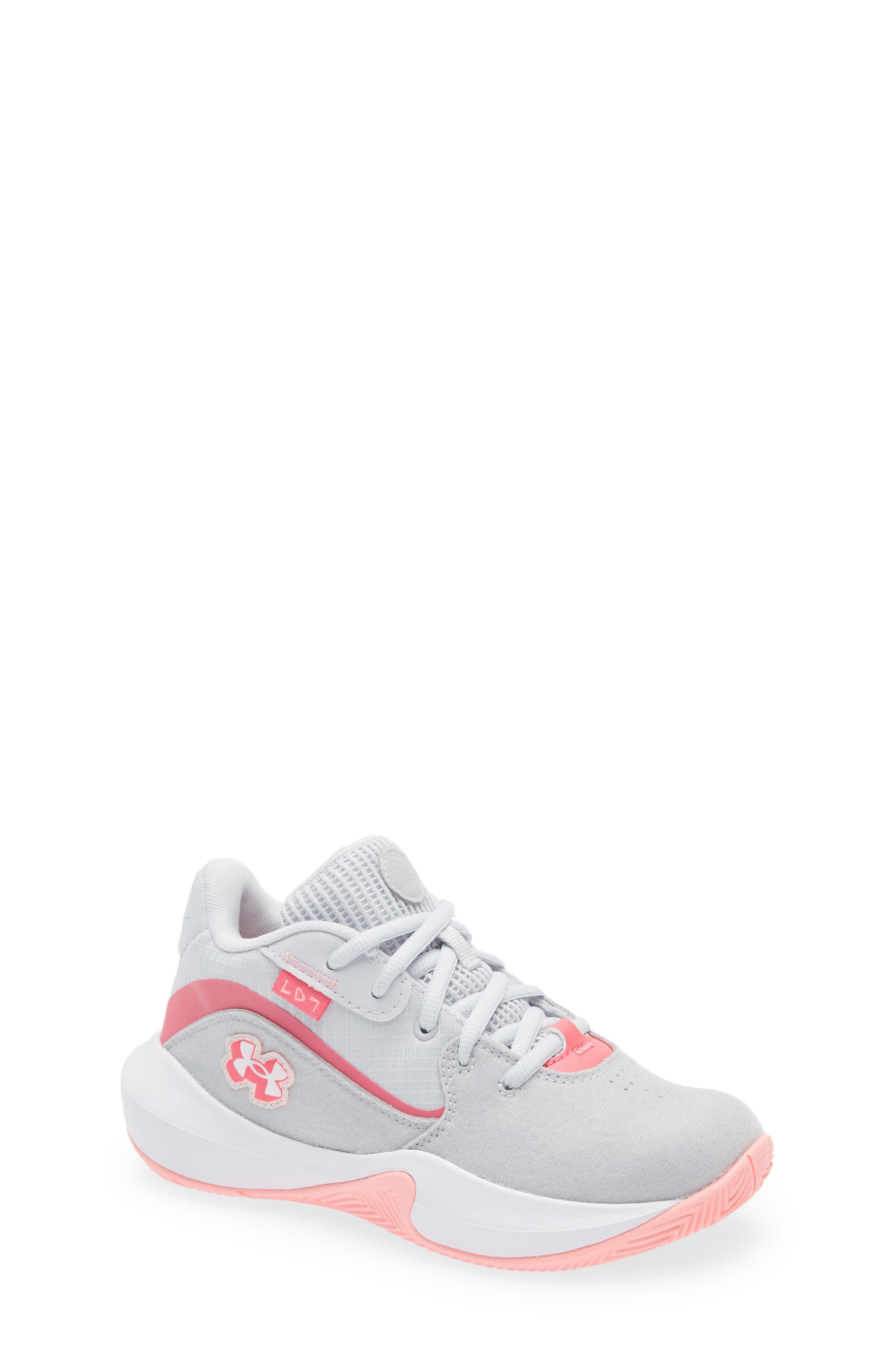 Under Armour Kids' UA Lockdown 7 VC Sneaker, Main, color, Halo Gray