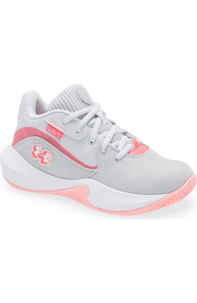 Under Armour Kids' UA Lockdown 7 VC Sneaker, Main, color, Halo Gray