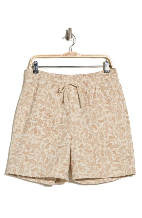 Textured Pull-On Shorts
