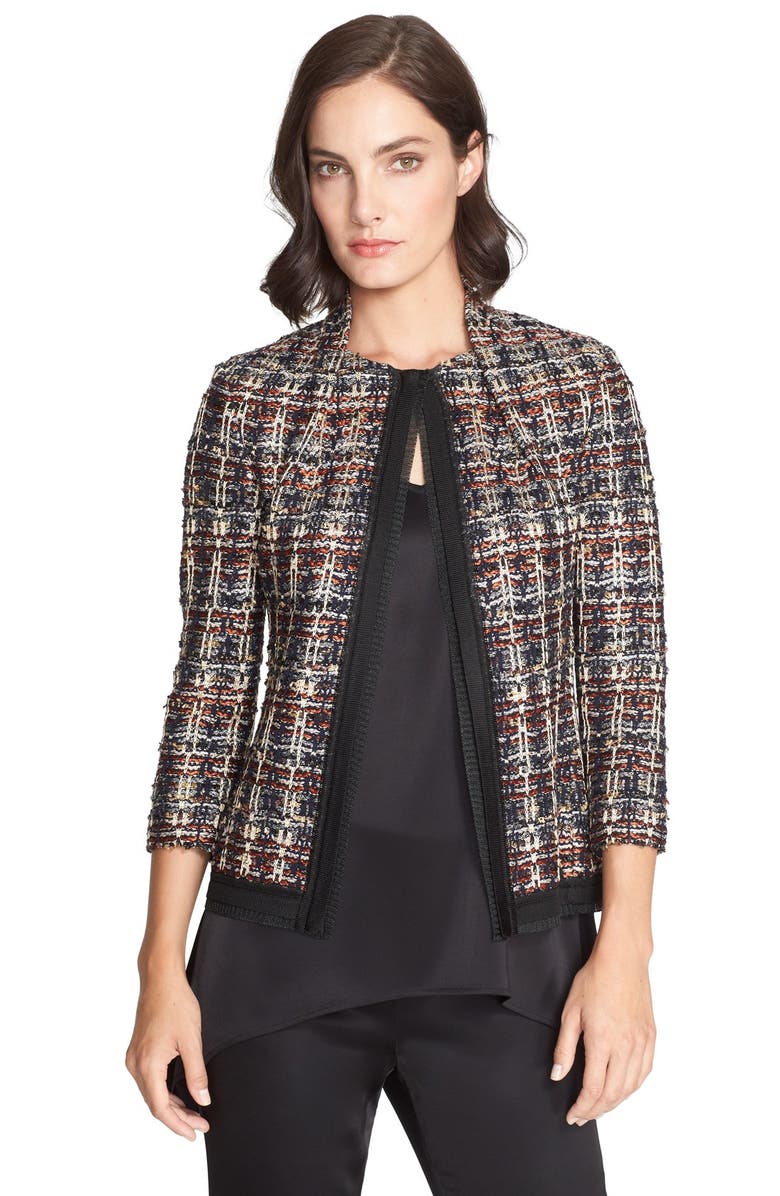 St. John Collection Opulent Tweed Jacket, Main, color,