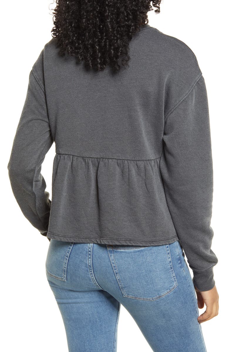 BP. Ruffle Crop Babydoll Top, Alternate, color, 