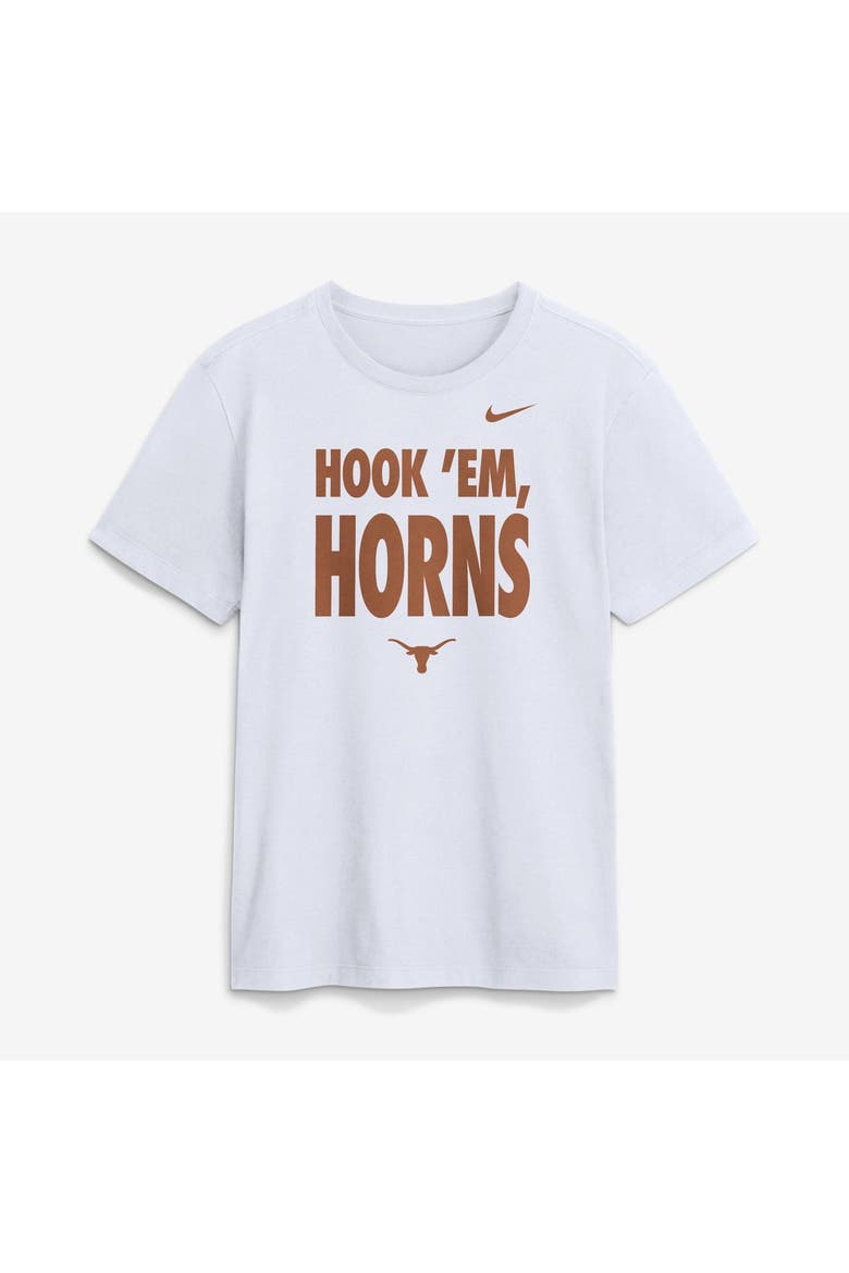 Men's Nike White Texas Longhorns 2026 Sideline Dri-FIT Slogan T-Shirt, Main, color, White