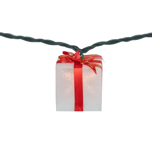 Northlight Bow Wrapped Presents Christmas Light Set In Multi