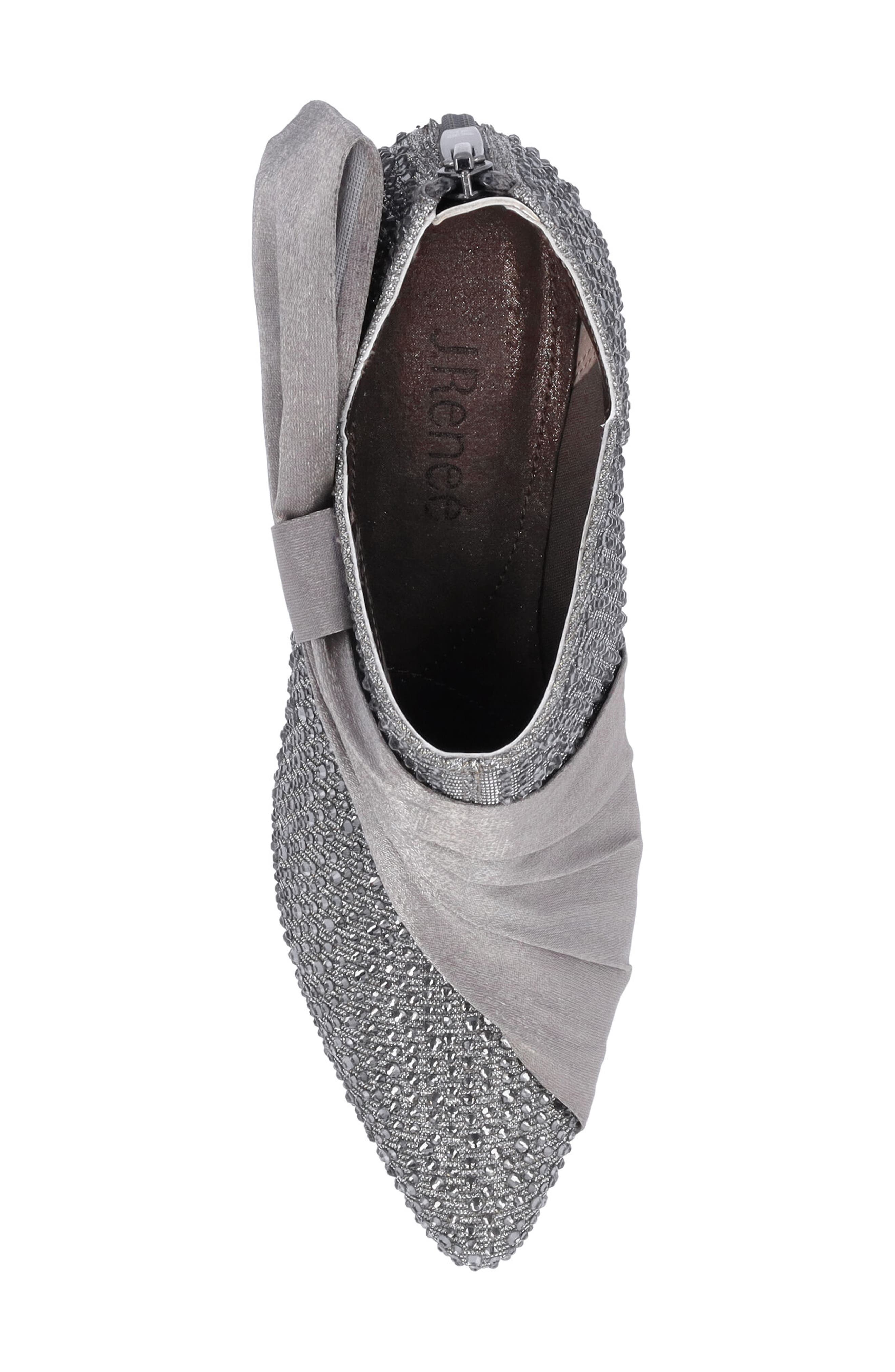 Elettra Pointed Toe Bootie, Alternate, color, PEWTER