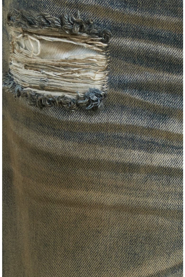 Venice Distressed Denim Shorts, Alternate, color, DARK INDIGO