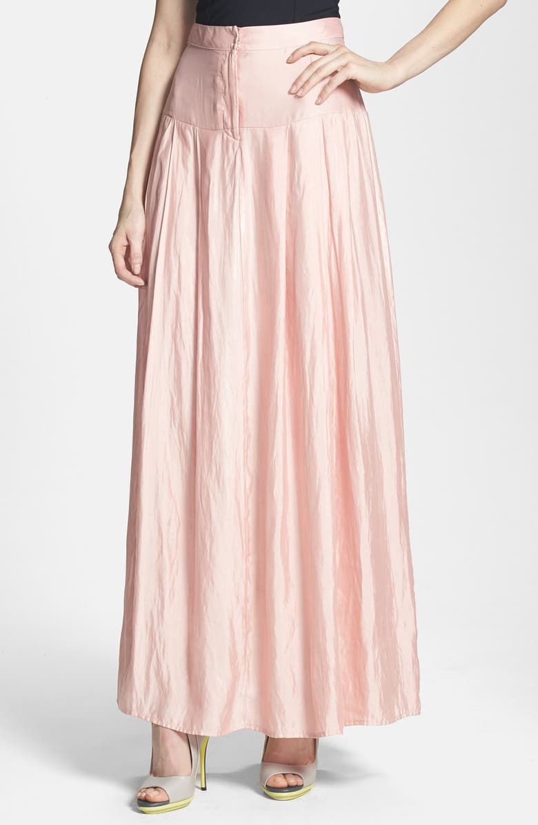 June & Hudson Woven Maxi Skirt, Main, color, 