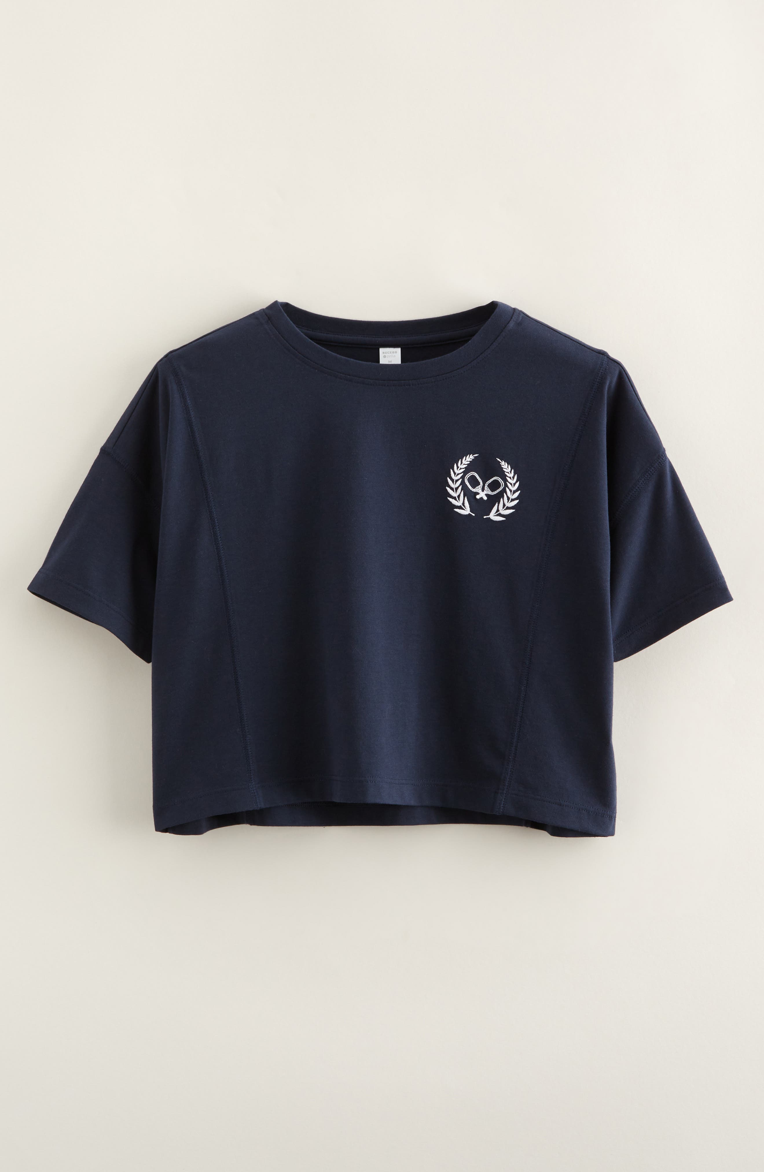 Recess Pickleball x Zella Kids' Lucky Embroidered Boxy T-Shirt