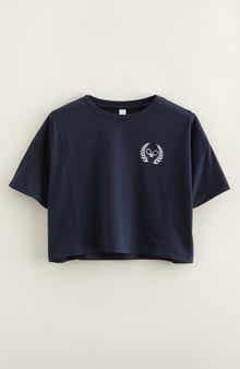 Recess Pickleball x Zella Kids' Lucky Embroidered Boxy T-Shirt