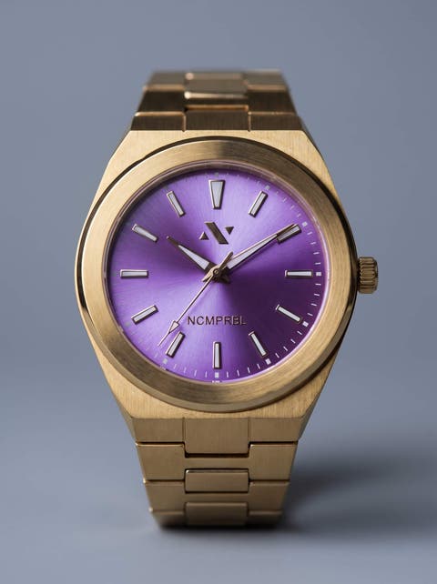 Elevate Link Peri Swiss Quartz Bracelet Link Watch, 42MM