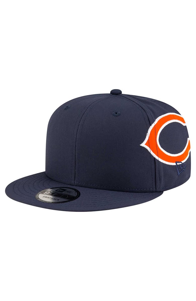New Era Men's New Era Navy Chicago Bears Helmet 9FIFTY Snapback Hat, Main, color, Navy