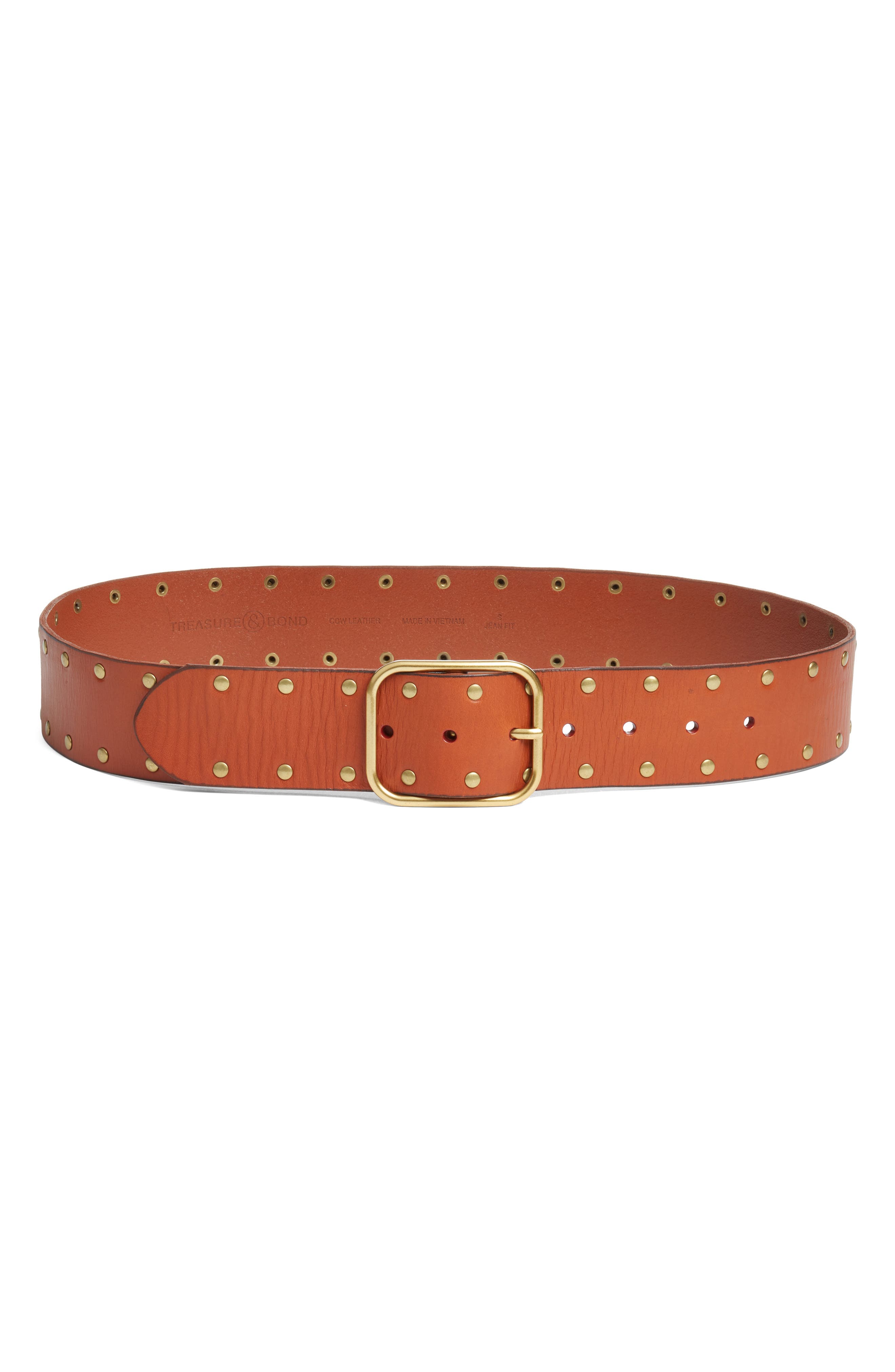 Treasure & Bond Wren Stud Leather Belt