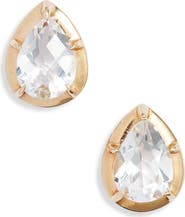 Anzie Mélia Pear Stud Earrings