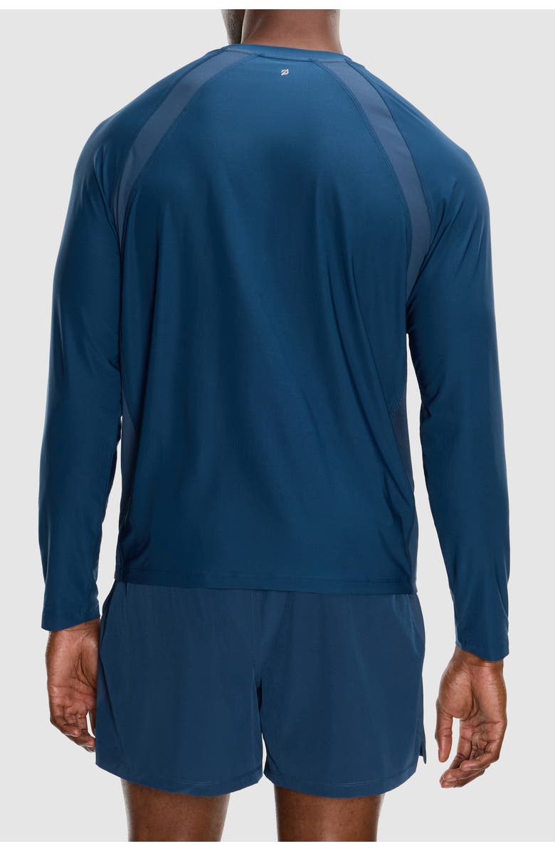Peloton Essential Jersey Rib Long Sleeve, Alternate, color, Marine Navy