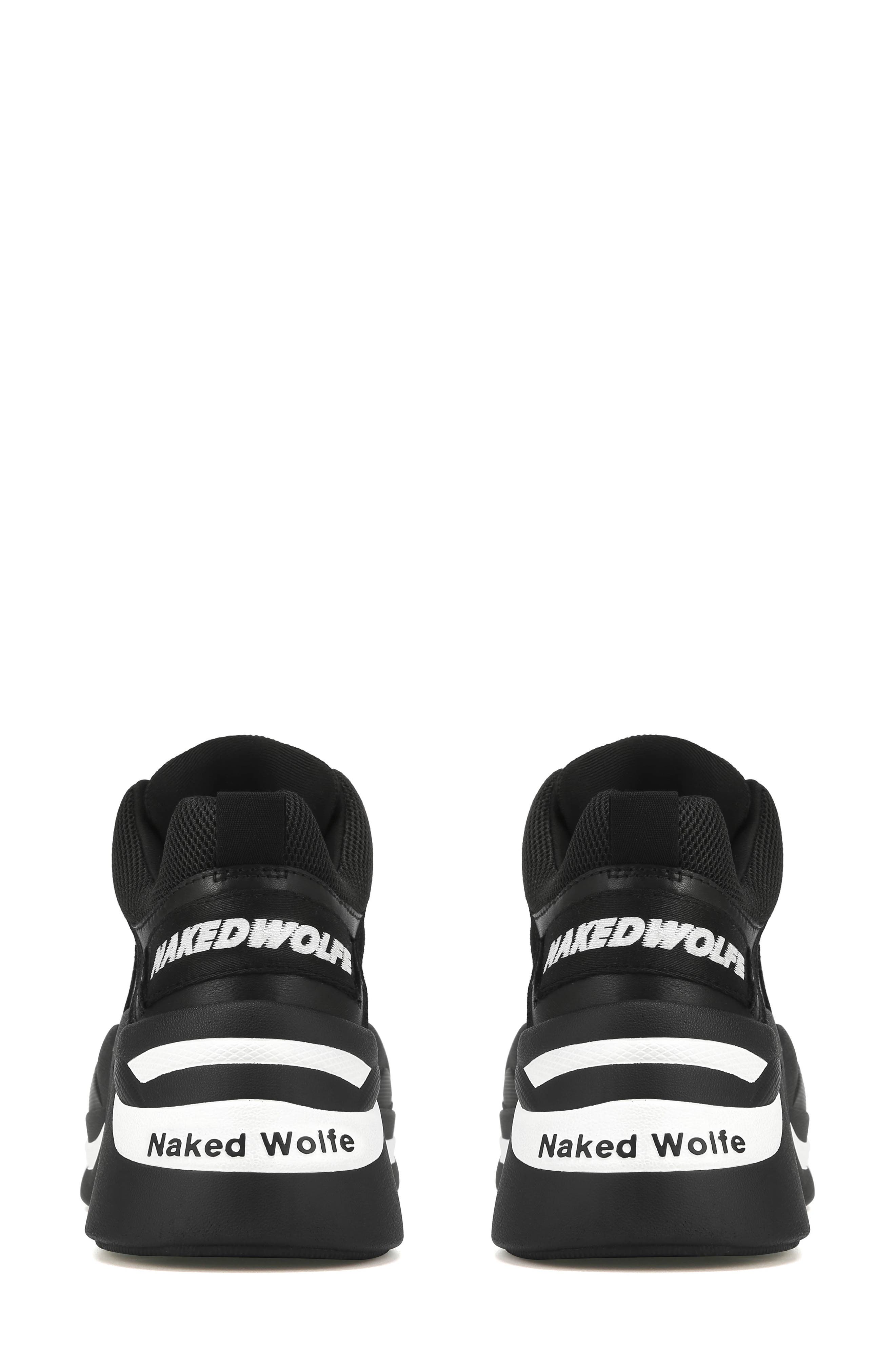 Naked Wolfe Track Double Chunky Platform Sneaker, Alternate, color, 