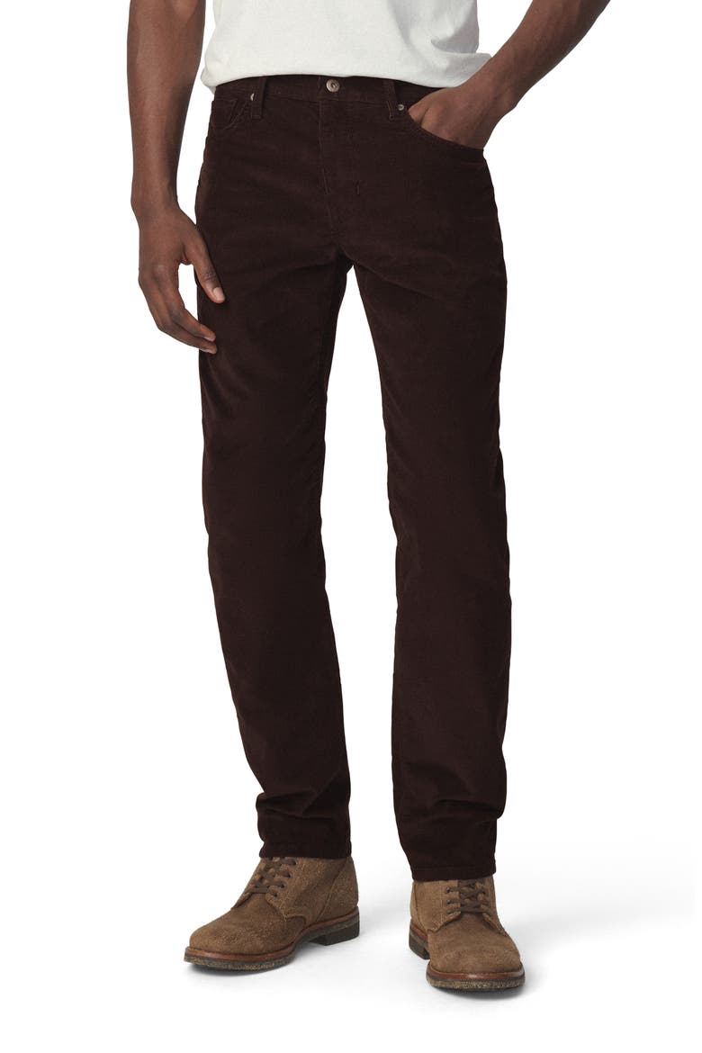 The Brixton Slim Straight Leg Corduroy Jeans, Main, color, MULCH