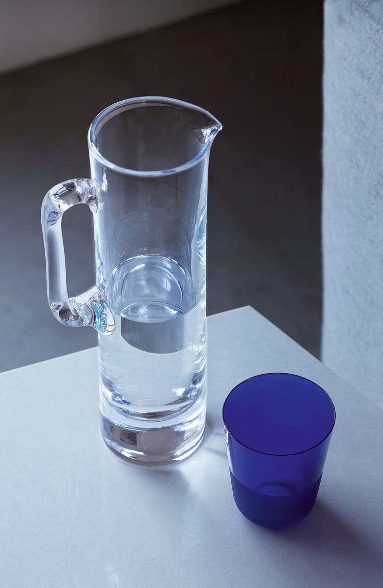 LSA Arc Contrast Set of 4 Glass Tumblers, Alternate, color, Blue