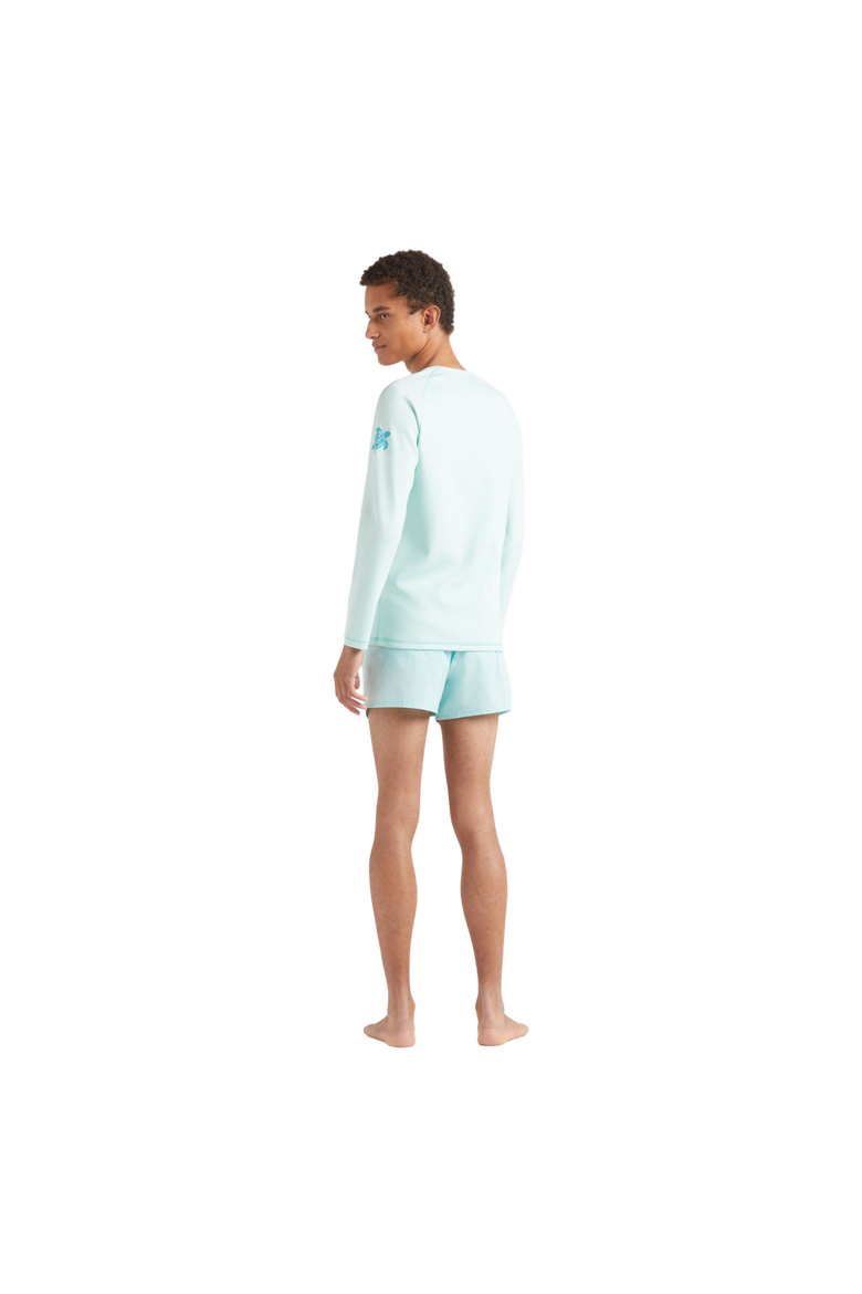 Men's Solid Long Sleeve Rashguard, Alternate, color, CELADON