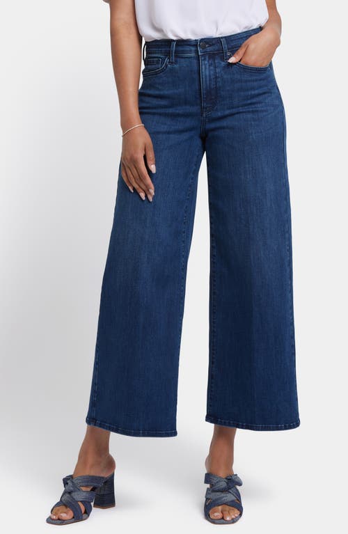 Nydj Brodi High Rise Wide Leg Ankle Jeans In Ibiza Blue In Ibiza Blues