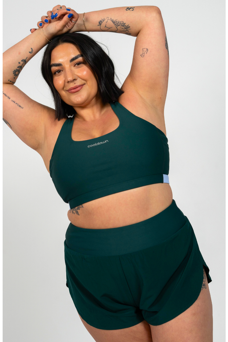 Molly Shorts, Alternate, color, Midnight Green