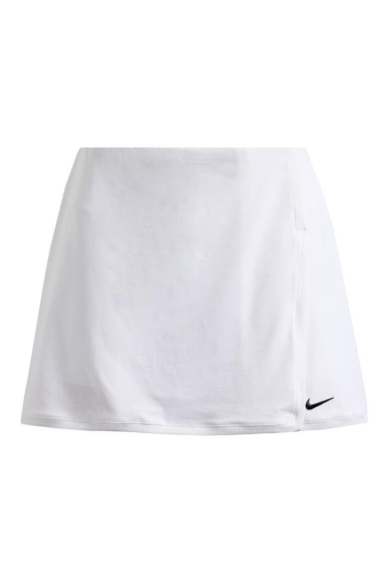 Victory Dri-FIT Straight Tennis Skort, Alternate, color, 100 100 WHITE/BLACK