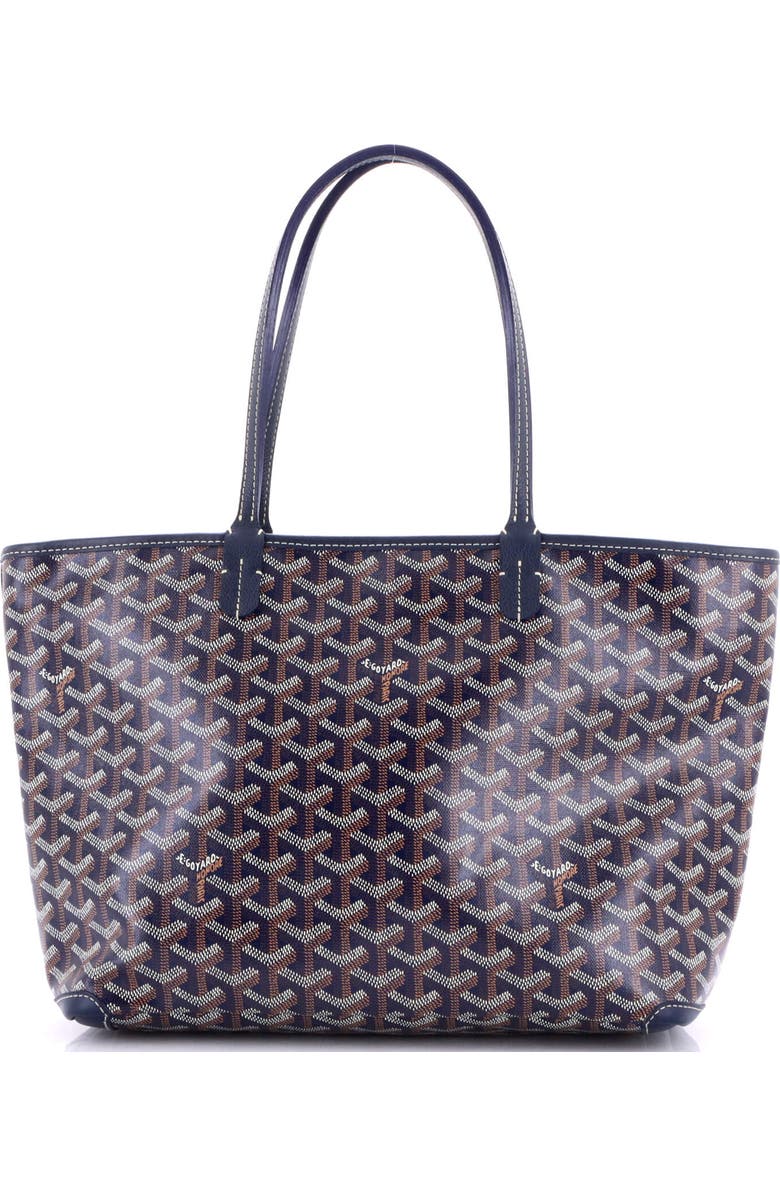 Pre-Owned Goyard Artois Tote Coated Canvas PM, Alternate, color, Blue