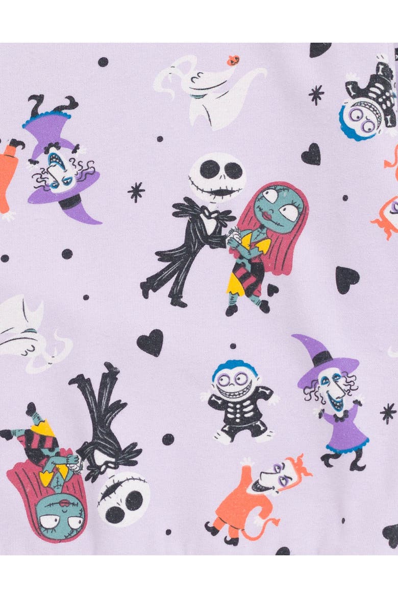 Nightmare Before Christmas Fleece Sweatshirt and Pants Set, Alternate, color, Light Purple