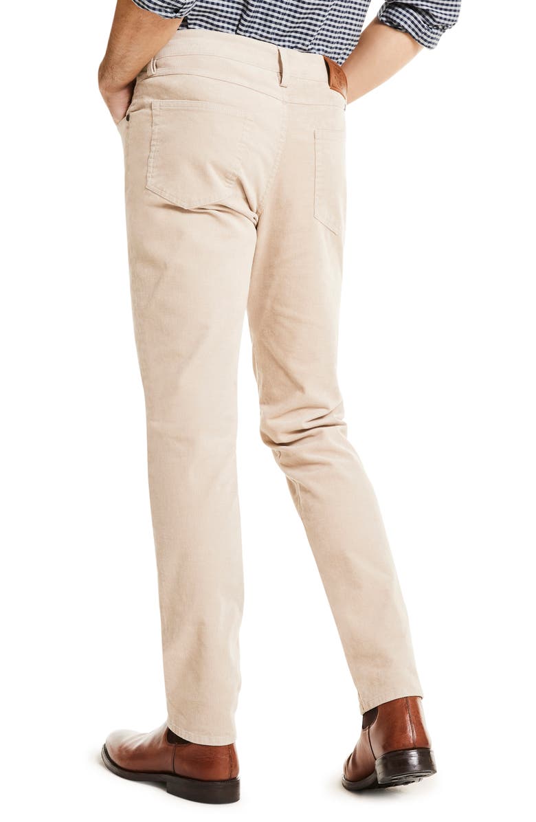 Brooks Brothers Stretch Cotton Corduroy Five Pocket Pants, Alternate, color,