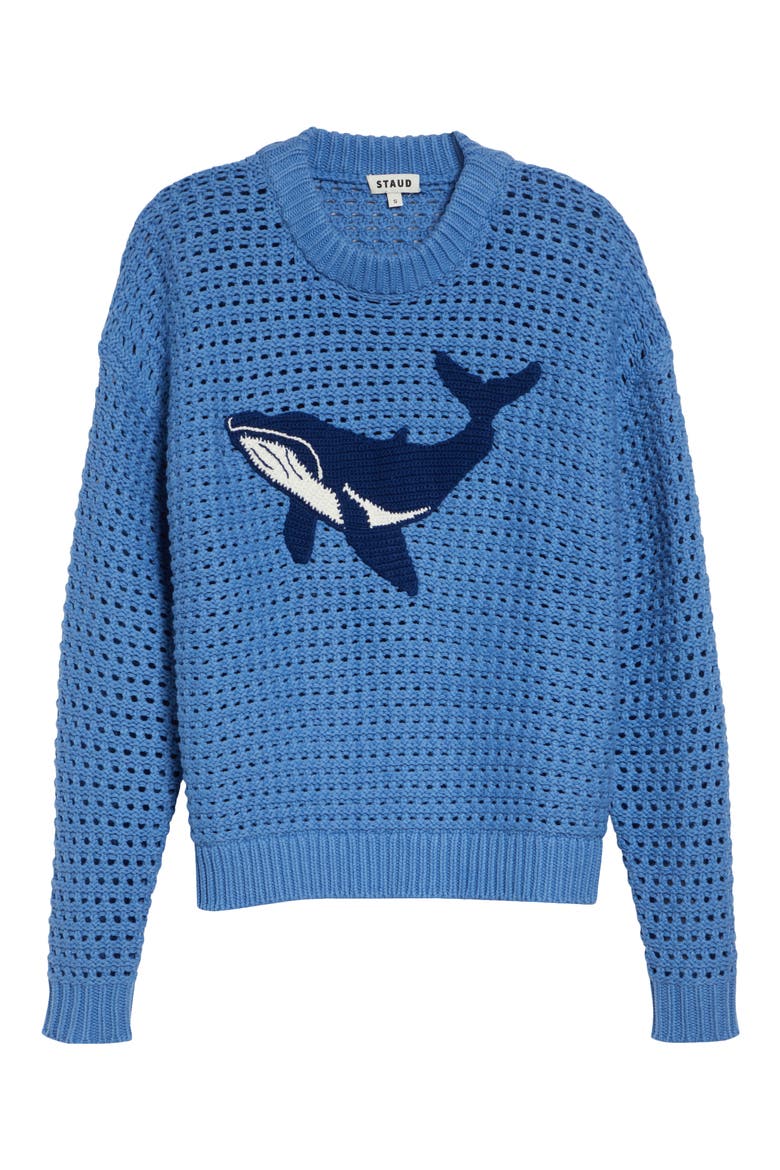 Giada Whale Sweater, Alternate, color, WHALE