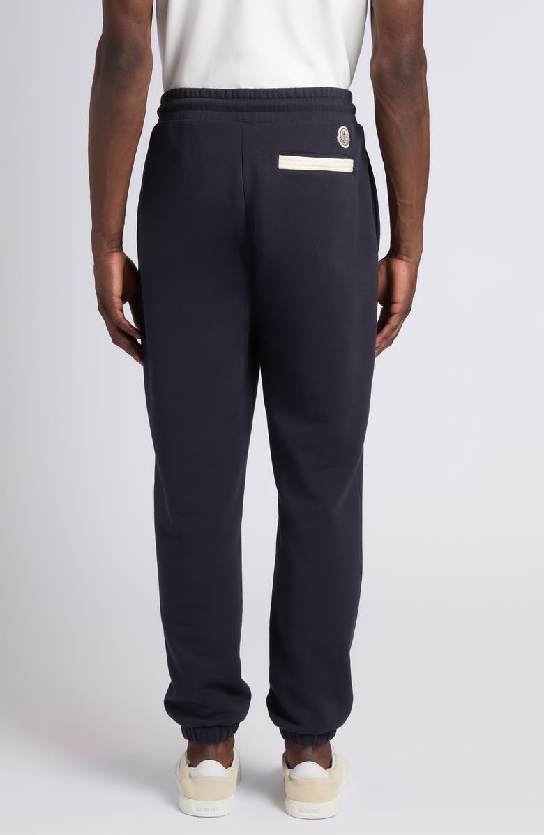 Moncler Logo Patch Joggers, Alternate, color, Black