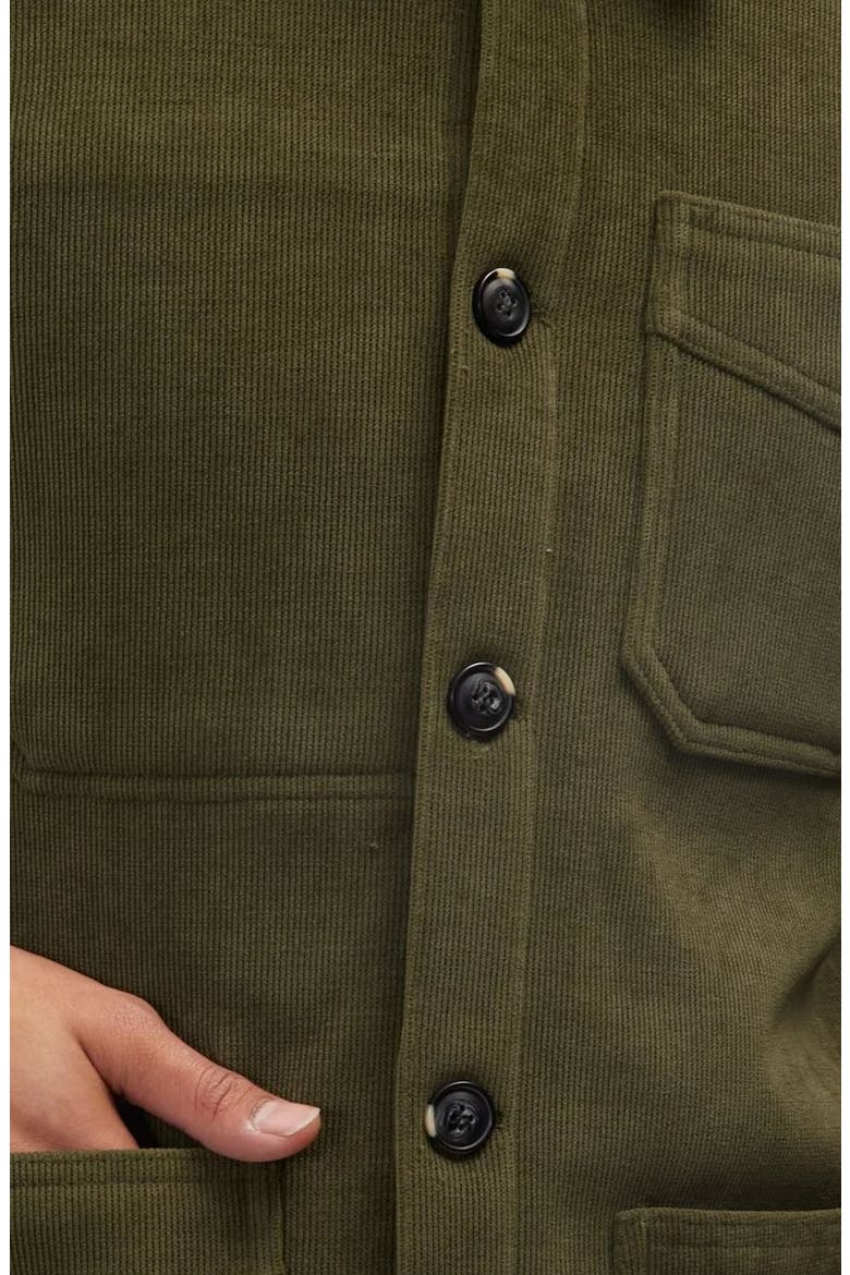 Relaxed Corduroy Utility Jacket, Alternate, color, LIGHT GREEN