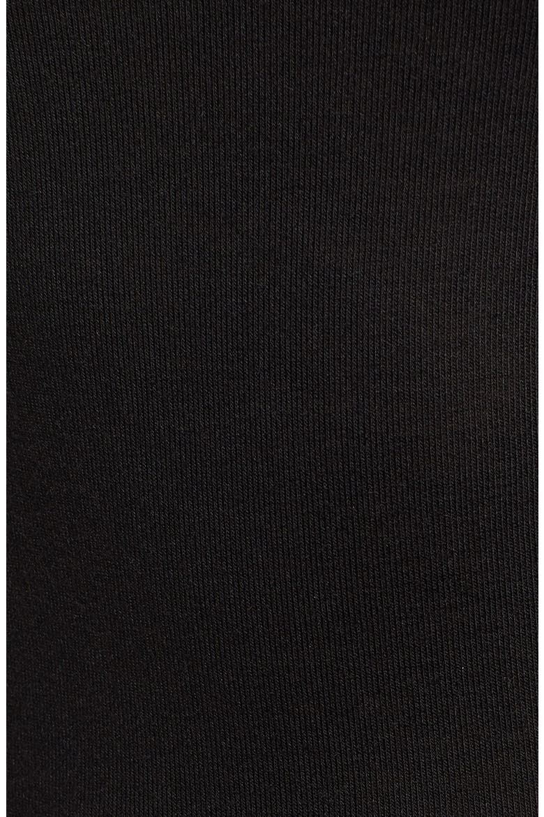 Scrunch Funnel Neck Shell, Alternate, color, BLACK