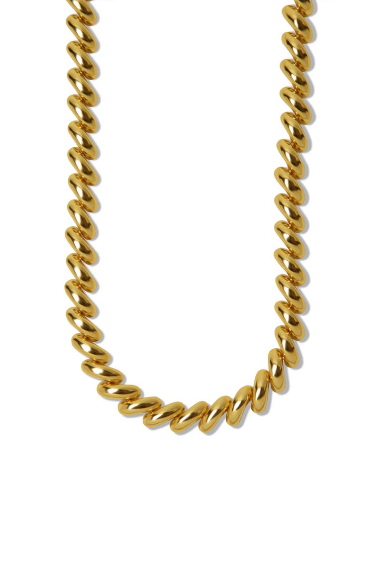 Mini San Marco Chain Necklace, Main, color, GOLD