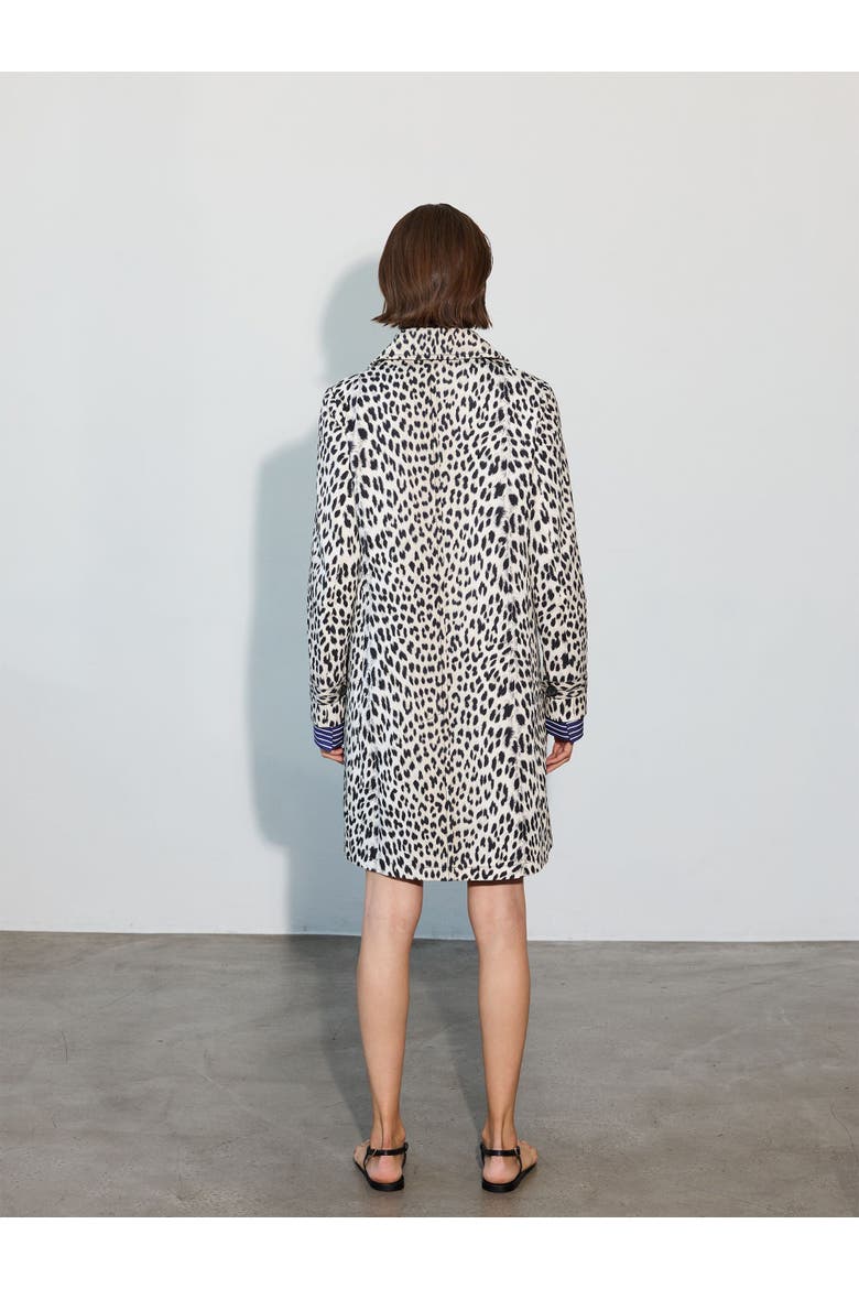 ALAINE Coat Cheetah Print, Alternate, color, Black Multi