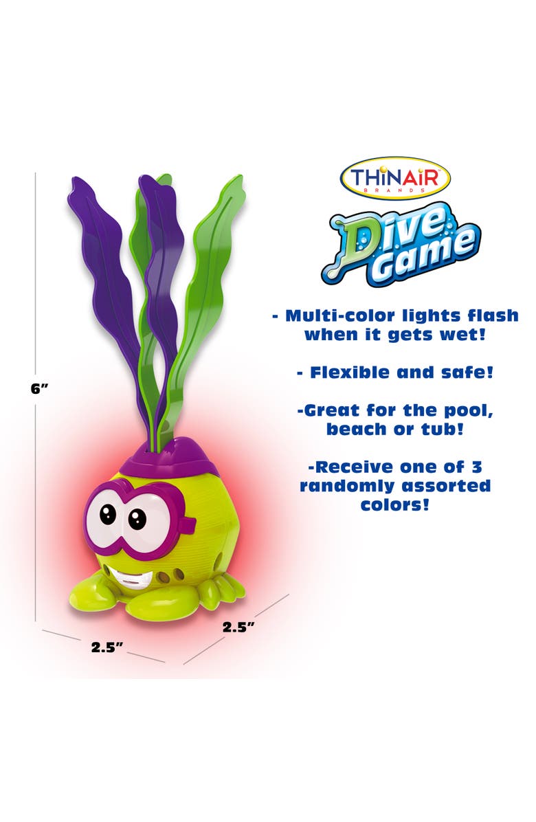 Scooba Duck Lightup Dive Game Crab Pool Toy, Assorted Colors, Alternate, color, Multicolored