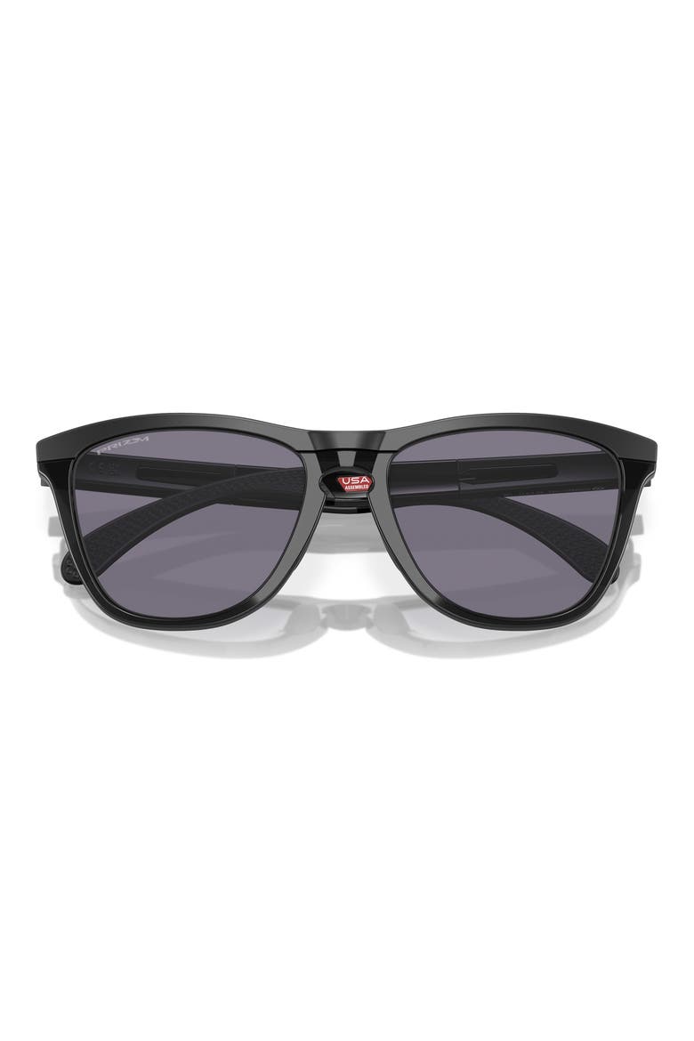 Frogskins 55mm Round Sunglasses, Alternate, color, BLACK GREY